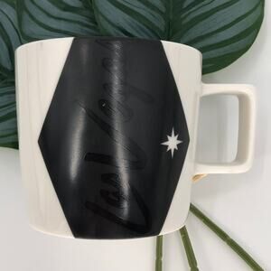 Starbucks Black White Mid-Century Modern Design Las Vegas 2017 14 oz Coffee Mug